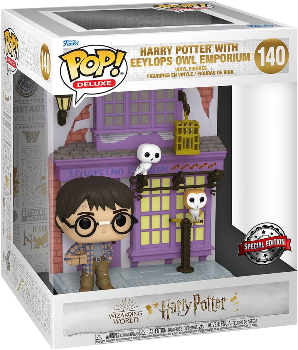 Funko POP! Deluxe: Harry Potter Diagon Alley - Eeylops Owl Emporium with Harry