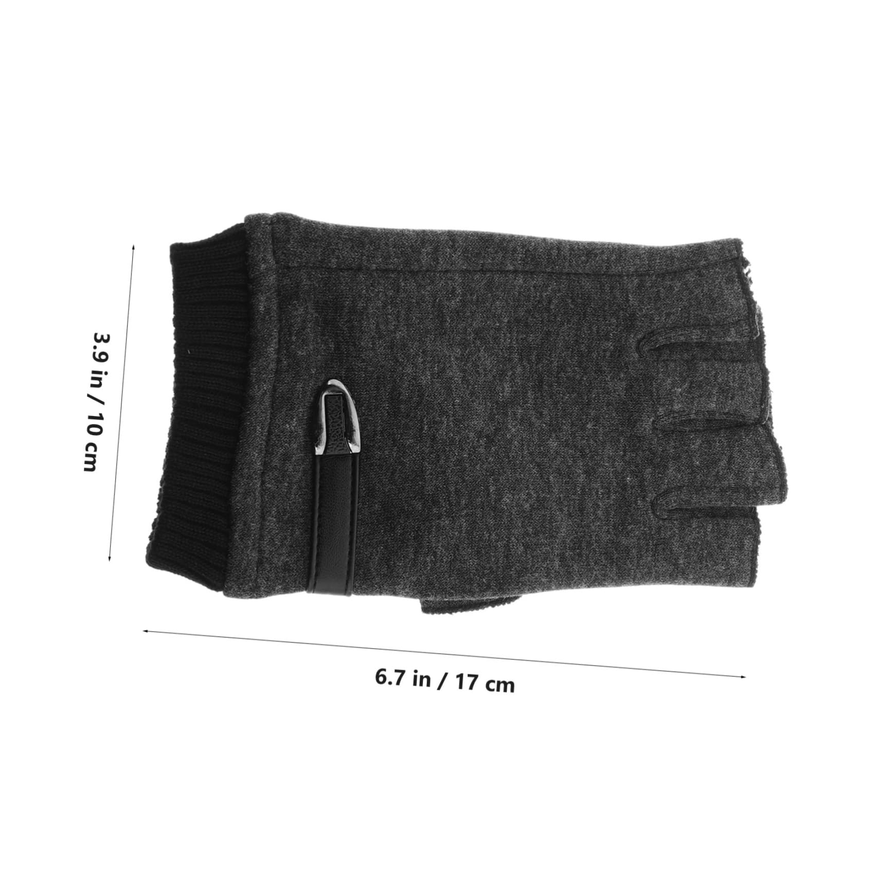 OSOLADY Fingerless Driving Gloves Warm Half Finger Gloves Durable Hand Protection