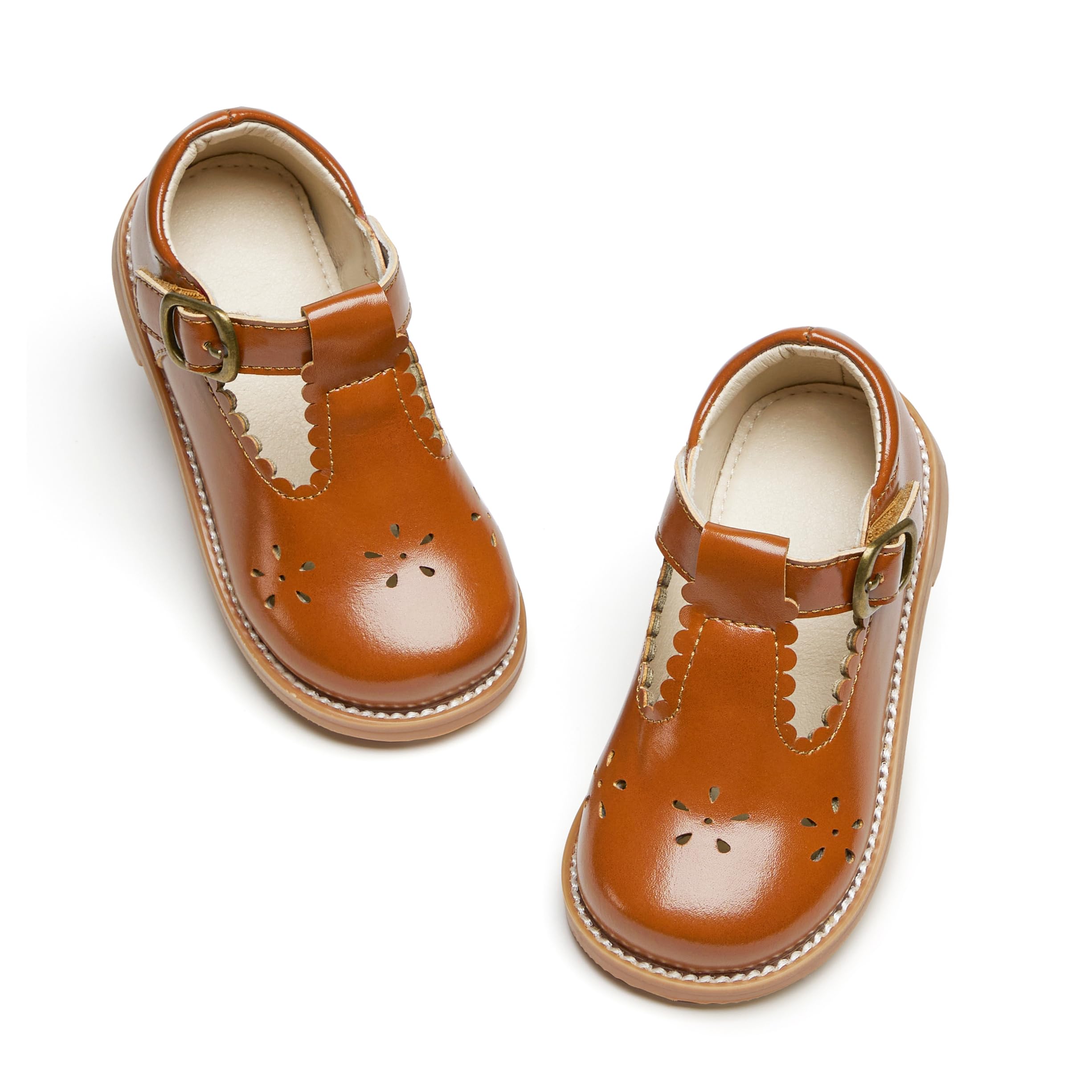 ESTINE Toddler Kids School Uniform Oxford-Little Girls Dress Party Shoes