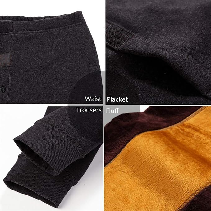 G&F Uomini Pantaloni Termici Mutandoni Caldo Livello Base