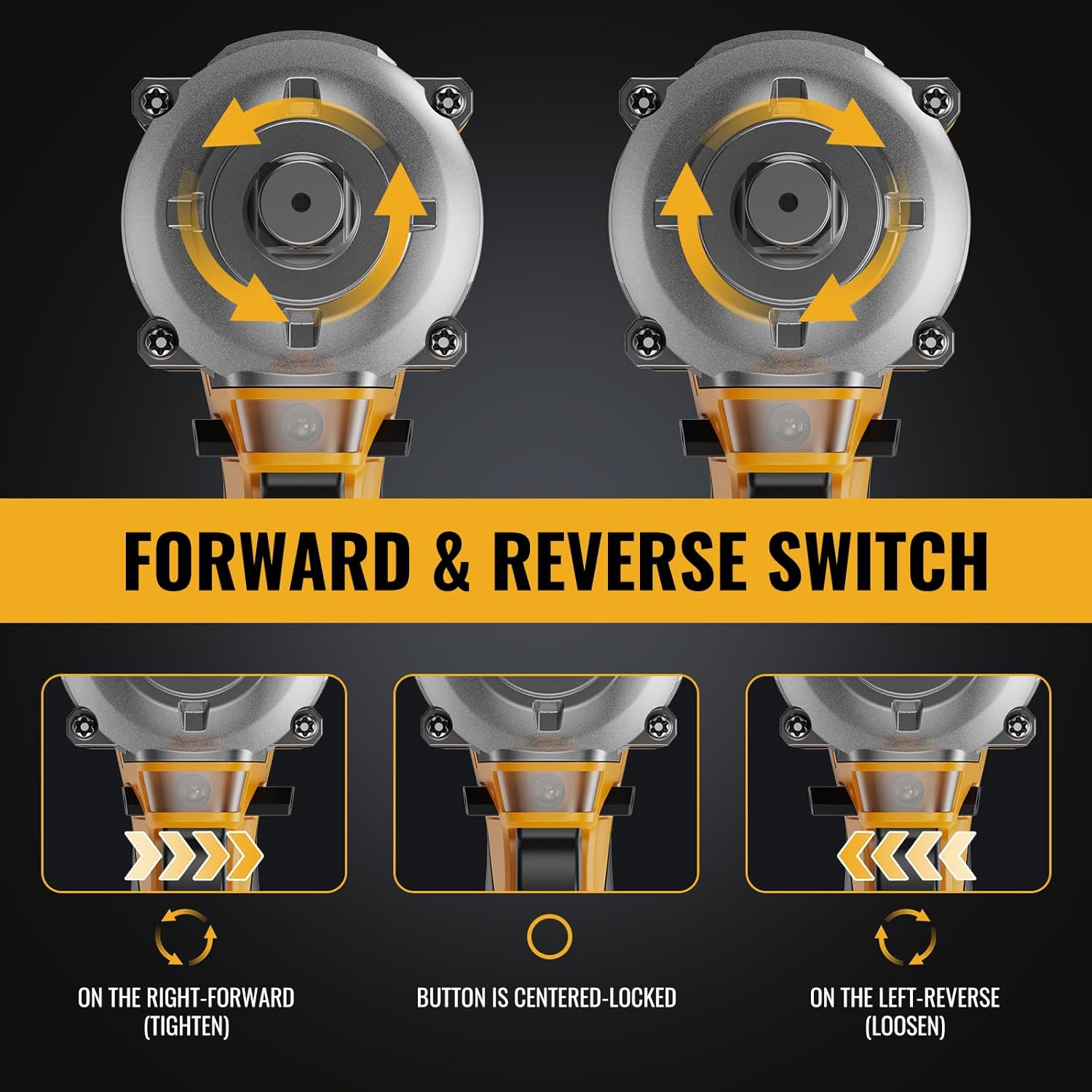 Diagram of forward and reverse switch operation