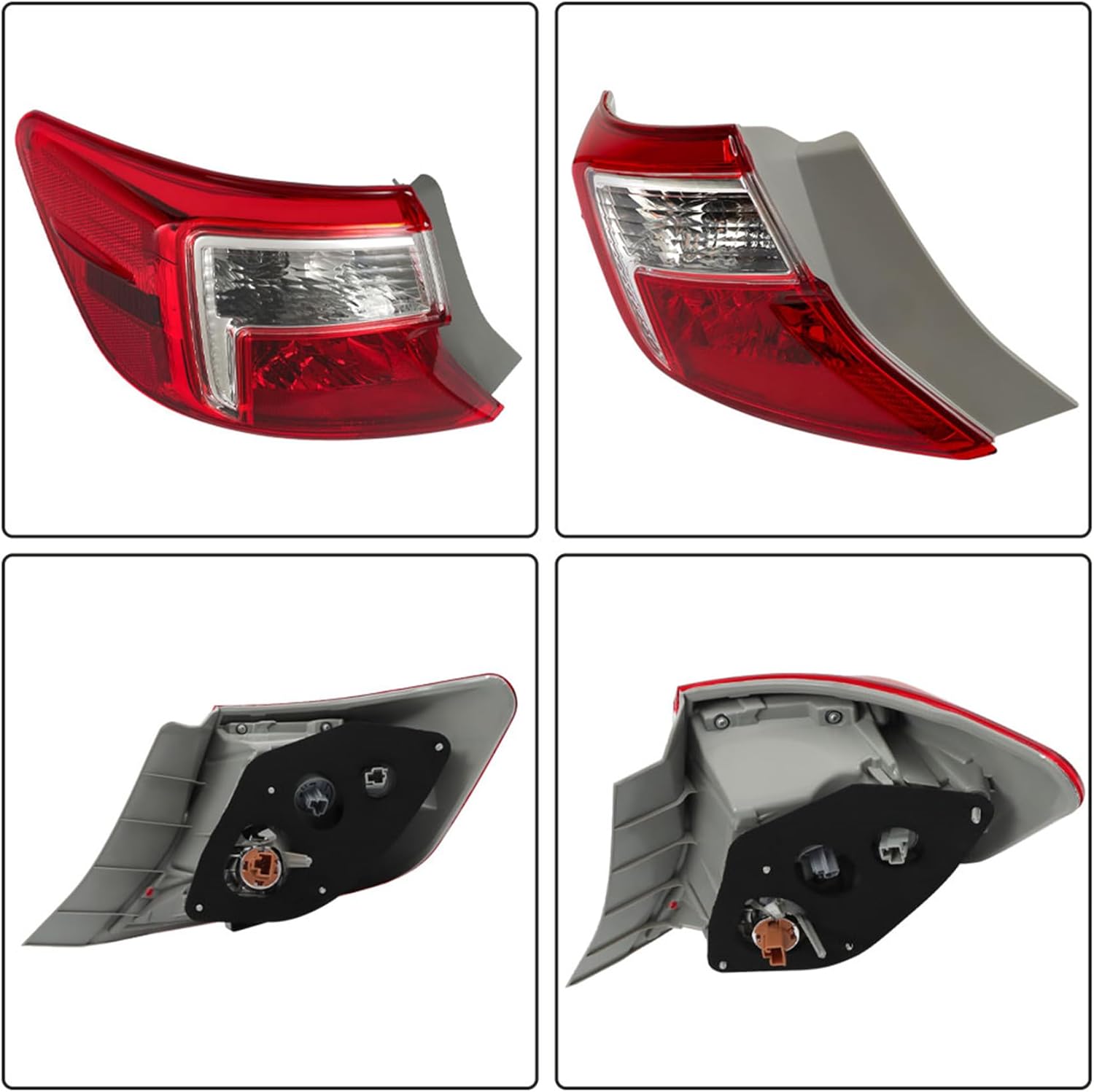 Tail Light Brake Lamps Assembly Replacement for 2012 2013 2014 Camry Driver Left Side Replacement for 8156006470 TO2804114