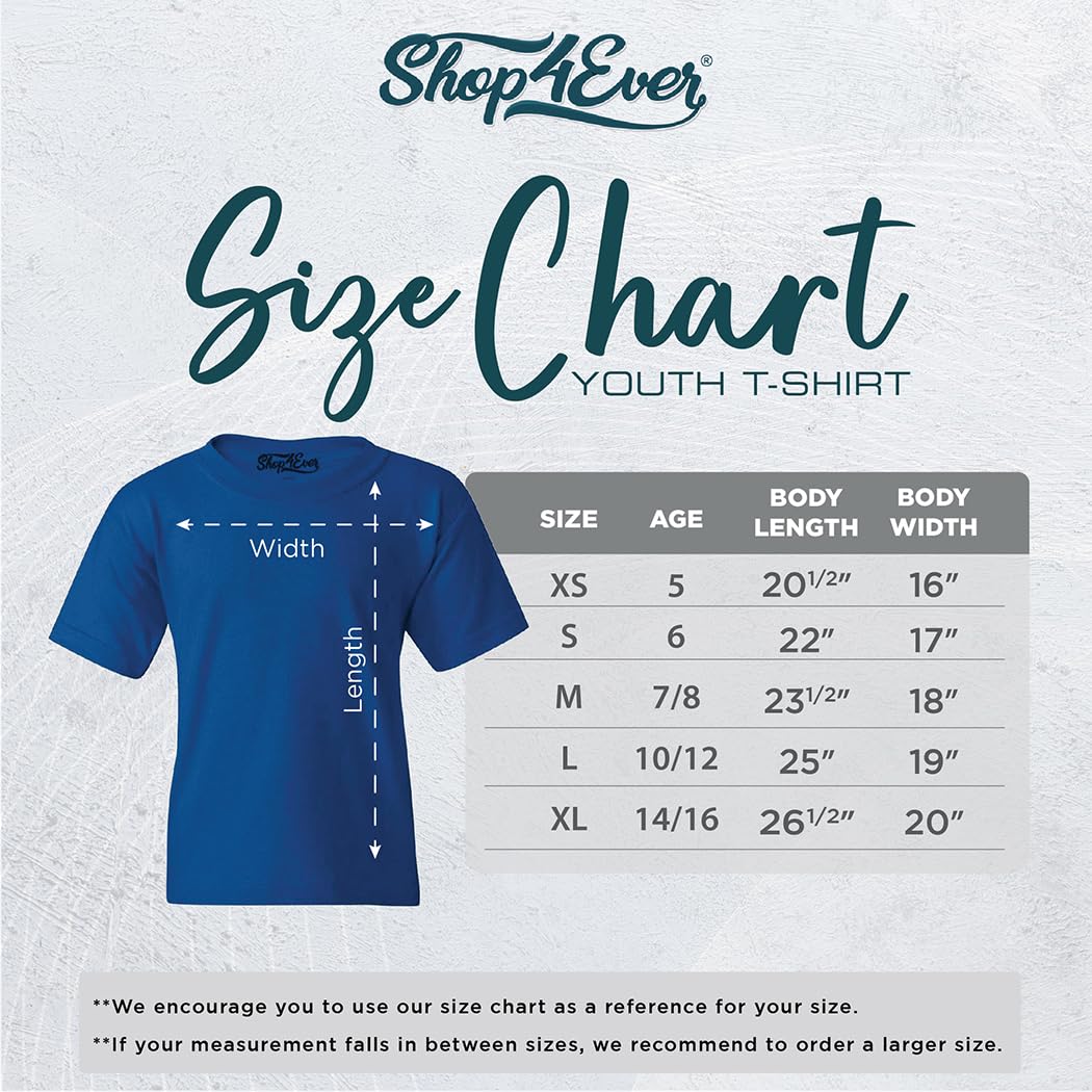 shop4ever Autism Awareness Hands in Heart - Maglietta da Ragazzo