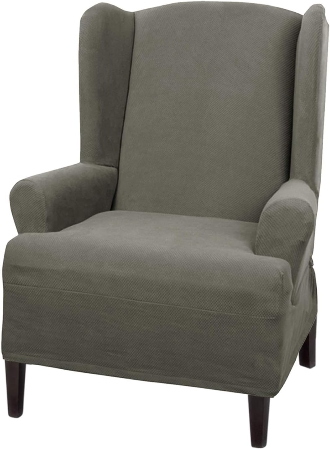 MAYTEX Pixel Ultra Soft Stretch Slipcover, 2-Piece Sofa, Sand