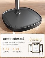 Vista 5 de LISEN - Soporte para teléfono celular, ajustable, accesorios para escritorio de oficina, para todos los teléfonos iPhone, iPhone 15, Switch, Kindle