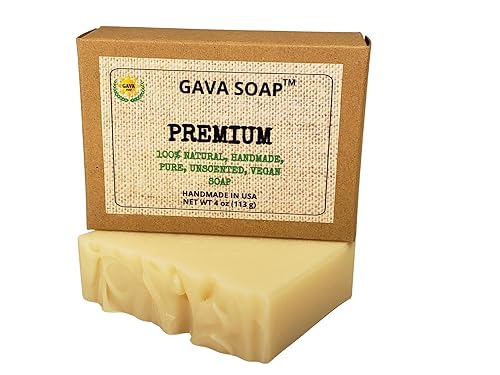 Miniatura 5 de GAVA SOAP, Jabón vegano totalmente natural, hecho a mano, sin perfume. Número 1, 1 bar.