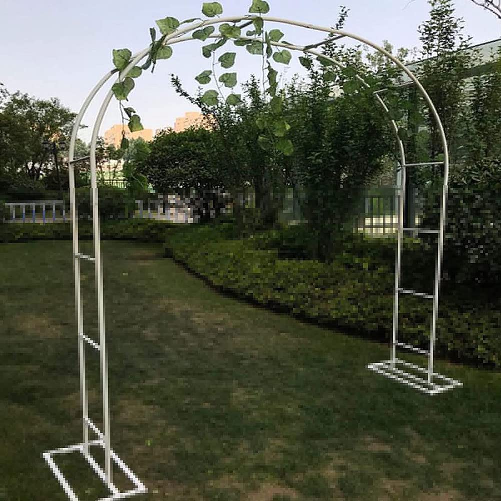 Arche Jardin Aluminium Largeur, Arche À Rosiers Métal, Filet À Plantes Grimpantes, Filet de Treillis, pour Récolte de Concombres, Légume, Vignes, Plantes Grimpantes,Vert,350x220x40CM