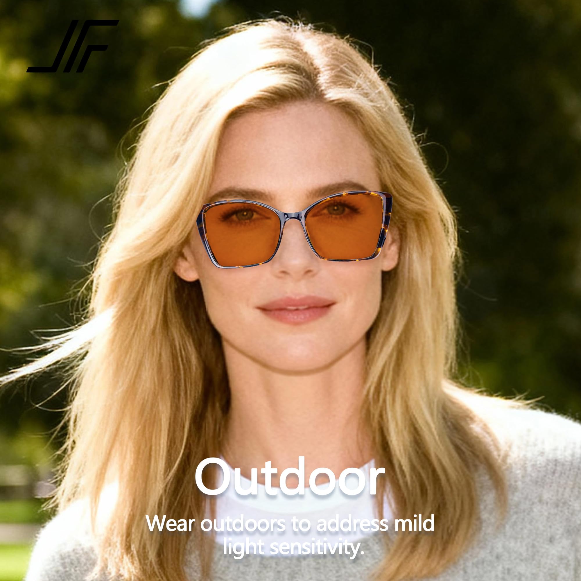 Lunettes Anti Lumière Bleue pour Femmes, Œil de Chat Surdimensionné Tendance, Lunettes de Gaming sur Ordinateur Anti-Reflets & Anti-UV RF6204