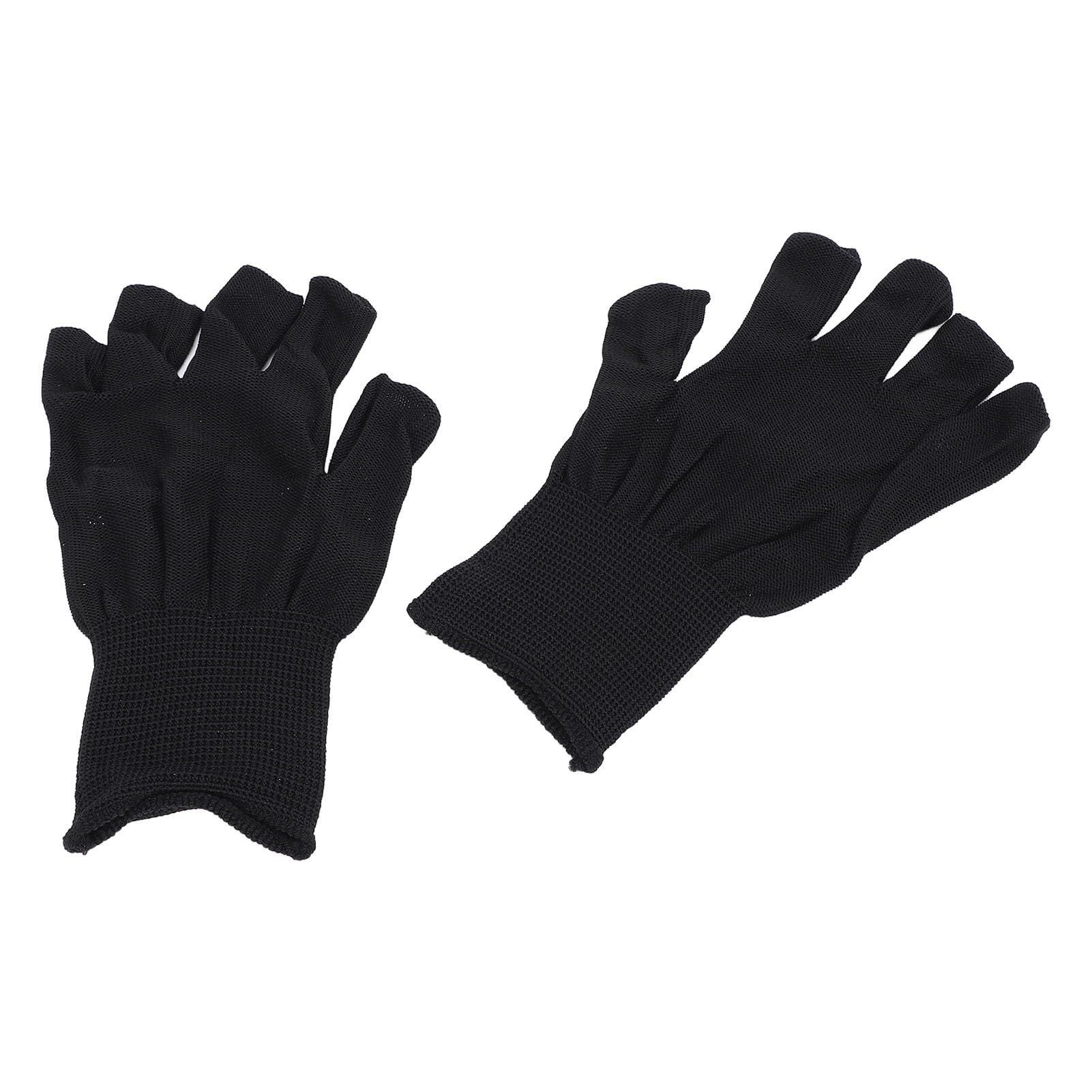 Ymiko Nail Lamp Gloves Breathable Fingerless Light Home Manicure Gloves for Professionals and Amateurs