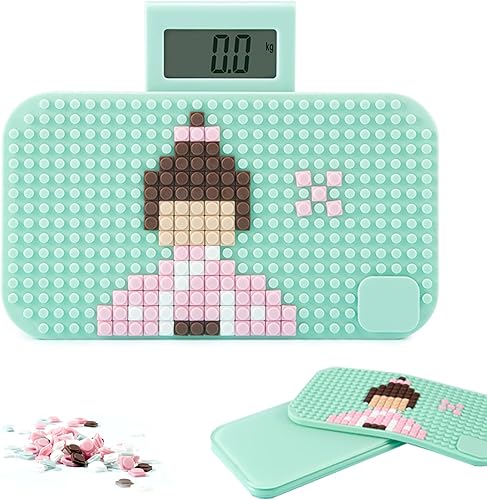 Miniatura 7 de Venugopalan - Báscula de viaje para peso corporal, pequeña báscula portátil de peso corporal, báscula digital para espejo de baño, mini báscula