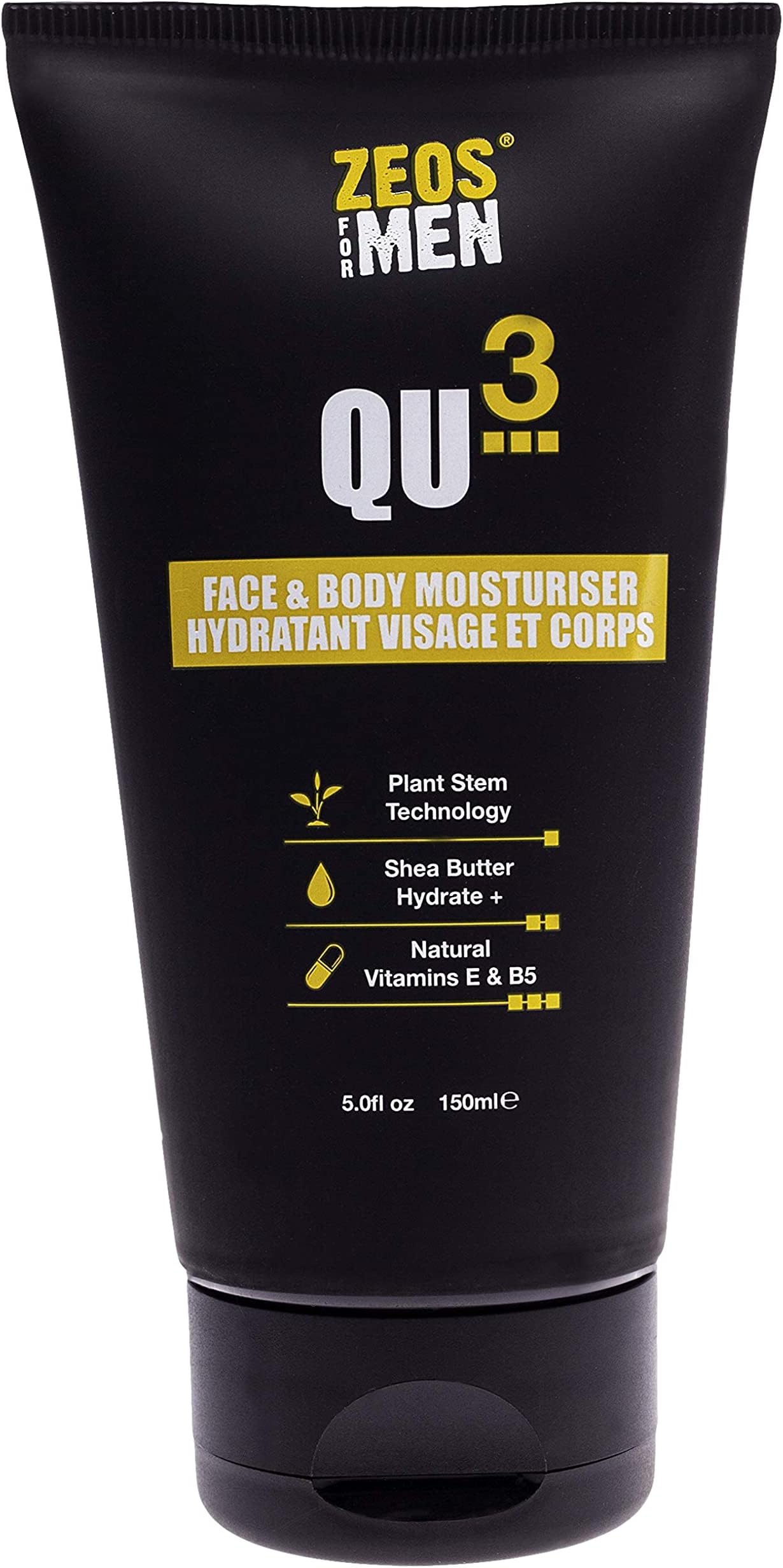 ZEOS QU3 Face and Body Moisturiser 150 ml, ML12015