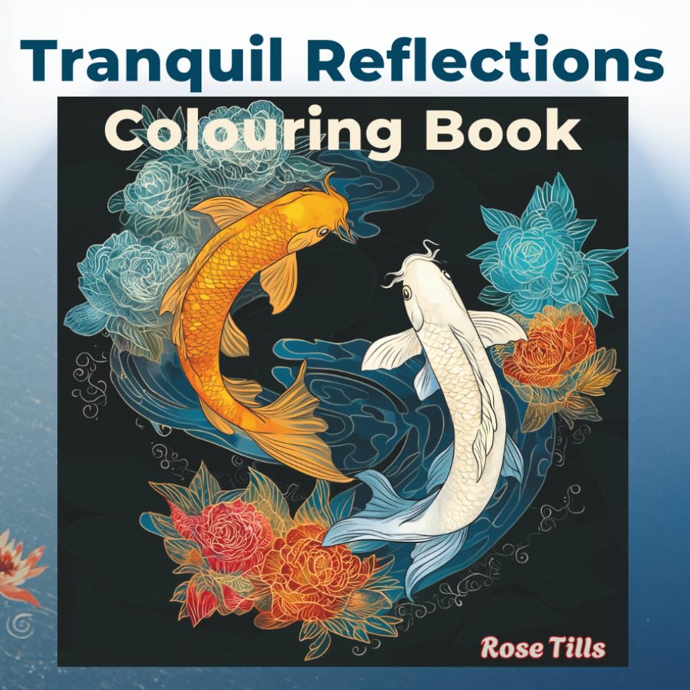 Tranquil Reflections Colouring Book: Relaxing Japanese Zen Garden Scenes for Mindful Colouring