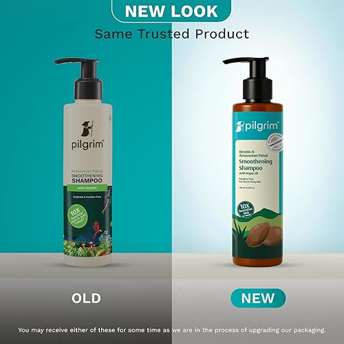 Miniatura 2 de Pilgrim Patuá & Keratin Champú alisador para el cabello, fórmula antiencrespamiento, limpia, suaviza y añade brillo suavemente, cabello suave,