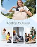 Wireless Induction Bluetooth Speaker with Phone Stand, Birthday for Men Women, Stocking Stuffers for Teen Girls Boys, Portable Speakers with RGB Lights for iPhone/iPad/Android/Tablet