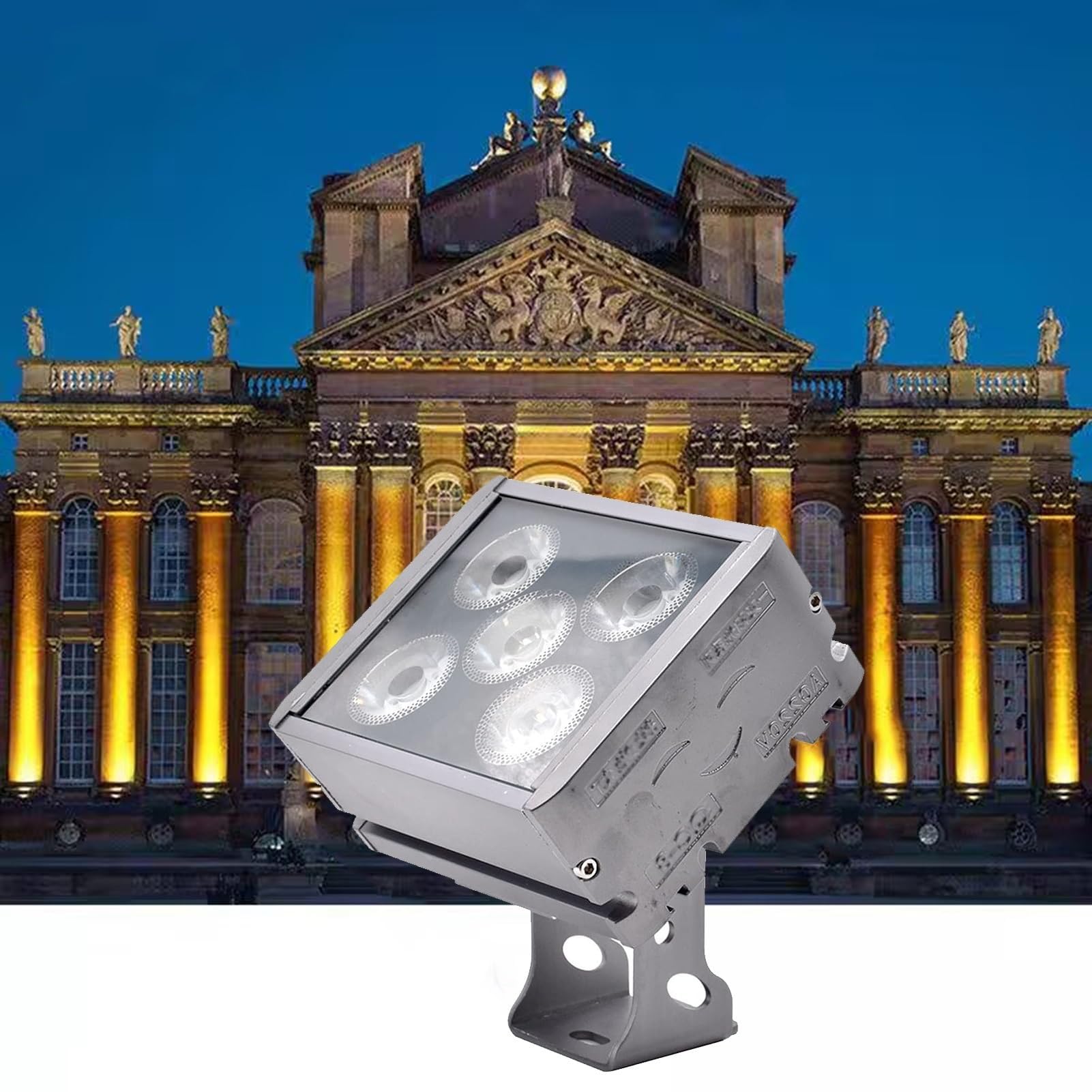 Luz De Inundación LED - Luces De Paisaje, Focos LED Rectangulares para Exteriores De 220V, Luz De Pared Impermeable IP65, para Entrada De Patio Y Jardín(Green,15W-220V)