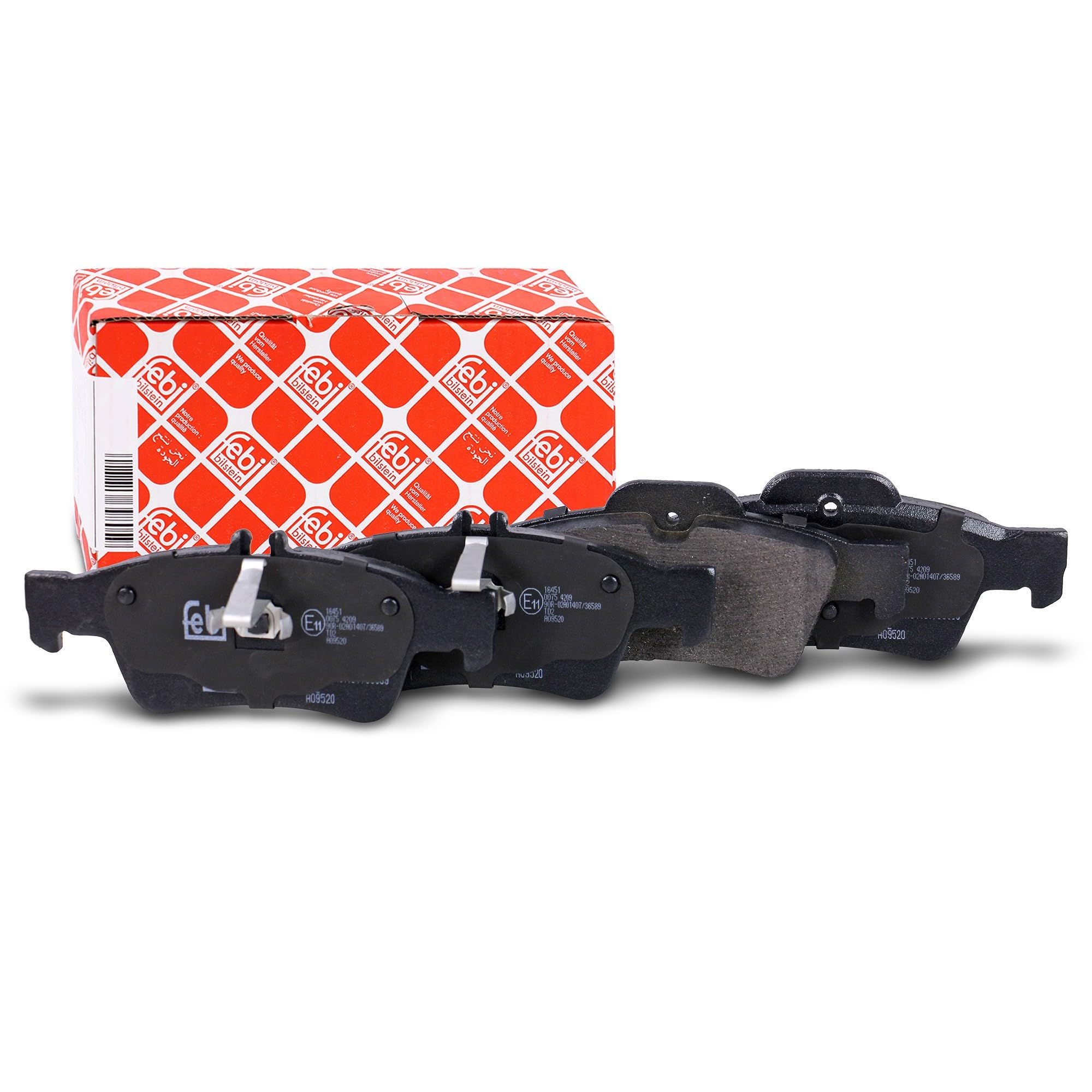 FEBI BILSTEIN BRAKE PAD SET, DISC BRAKE REAR MERCEDES-BENZ MERCEDES-BENZ (BBDC)