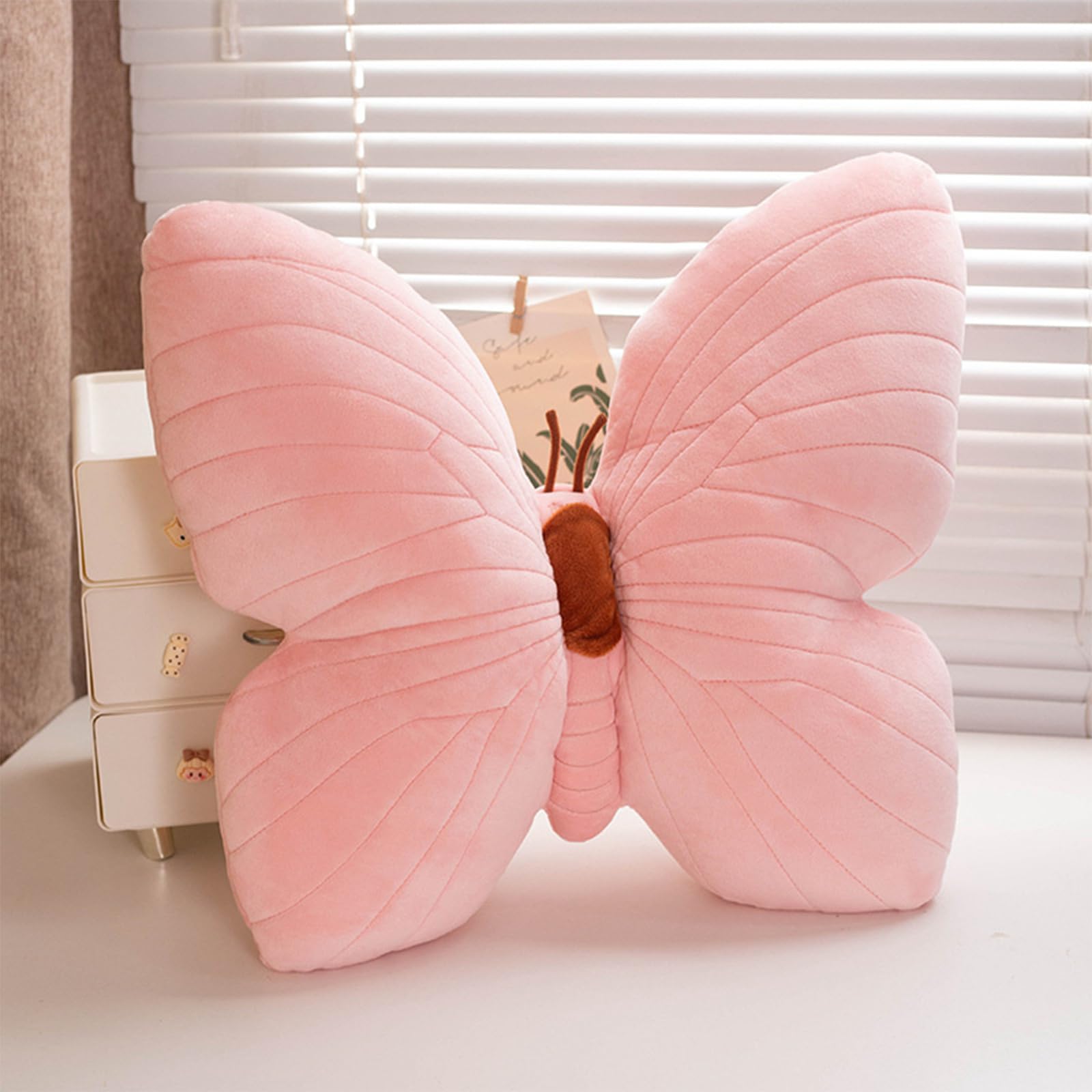 Amazon.com: PEACH CAT Butterfly Pillow Decorative Butterfly Shaped