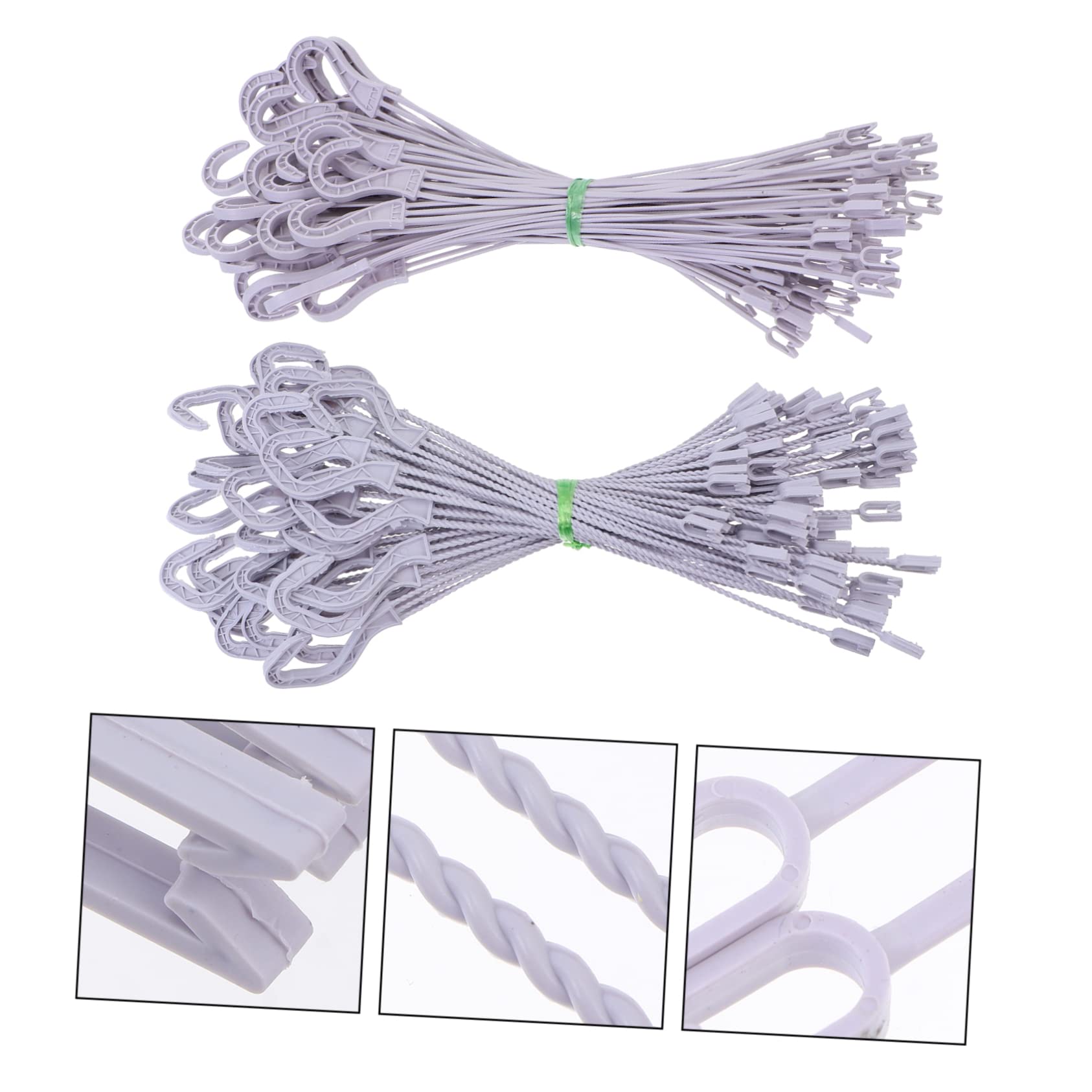60pièces Crochets Pour Pots De Fleurs Plastique Supports De Fleurs Outils De Suspension Pour Pots De Crochets Pour De Suspendus