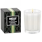 NEST New York Scented Votive Candle, Santorini Olive & Citron - 2 oz - Up to 28-Hour Burn Time - Reusable Glass Vessel