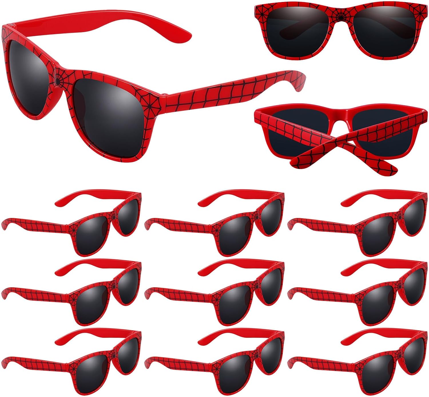 12 Pack Themed Sunglasses Retro Party Favors, Pattern Sunglasses, Party Supplies and Dress Up Accessories
