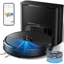 Robot Vacuum and Mop Combo, Self-Emptying, Up to 9-13 Weeks Self-Empty