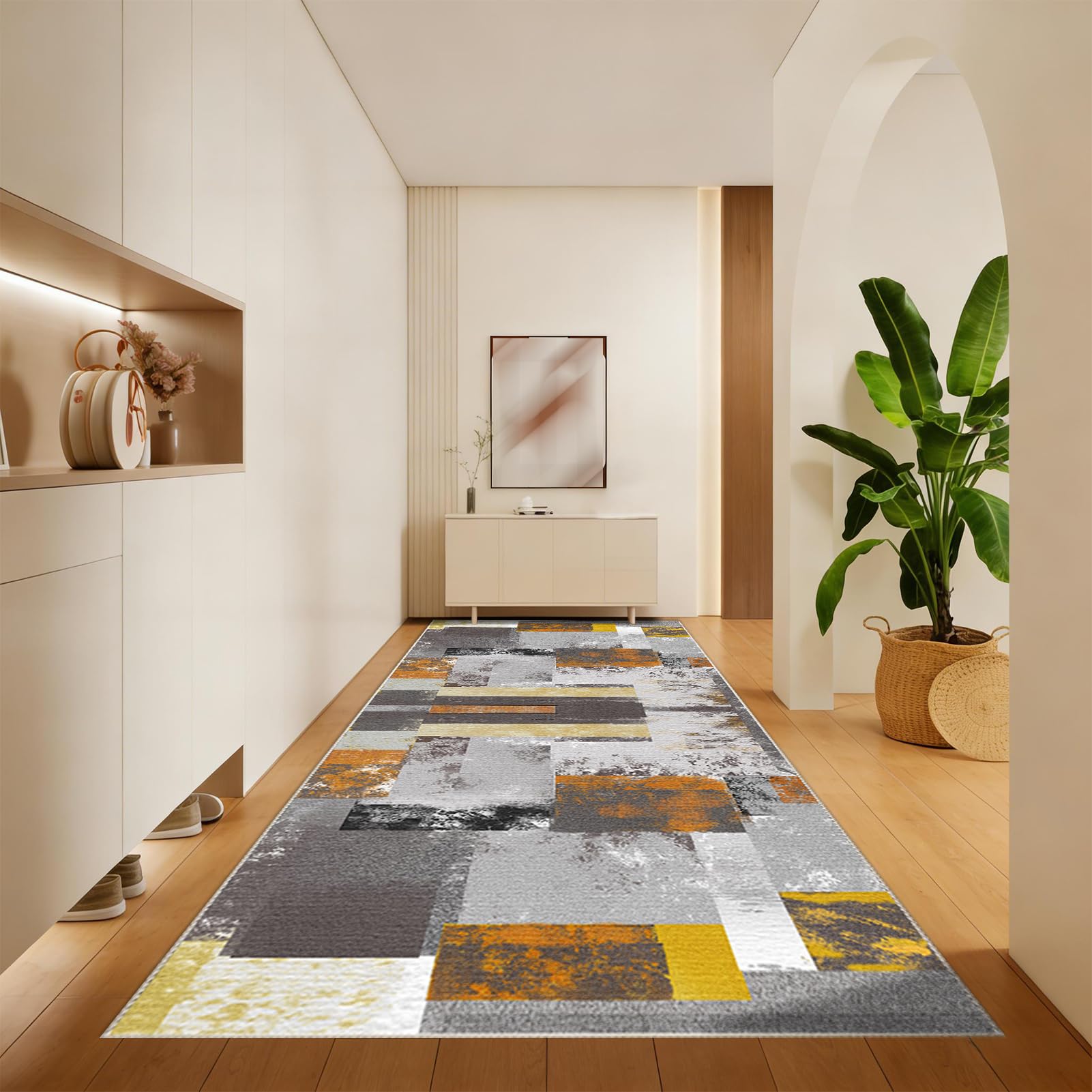 Długi dywanik kuchenny, antypoślizgowy dywanik nadający się do prania w pralce, 70 x 180 cm chłonny dywan, dywanik podłogowy do przedpokoju kuchnia przed zlewem jadalnia pralnia sypialnia