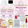 Taba Squishy Maker 2 Hamster Silicone MouldsGelKits Fufu Squish Making Pack