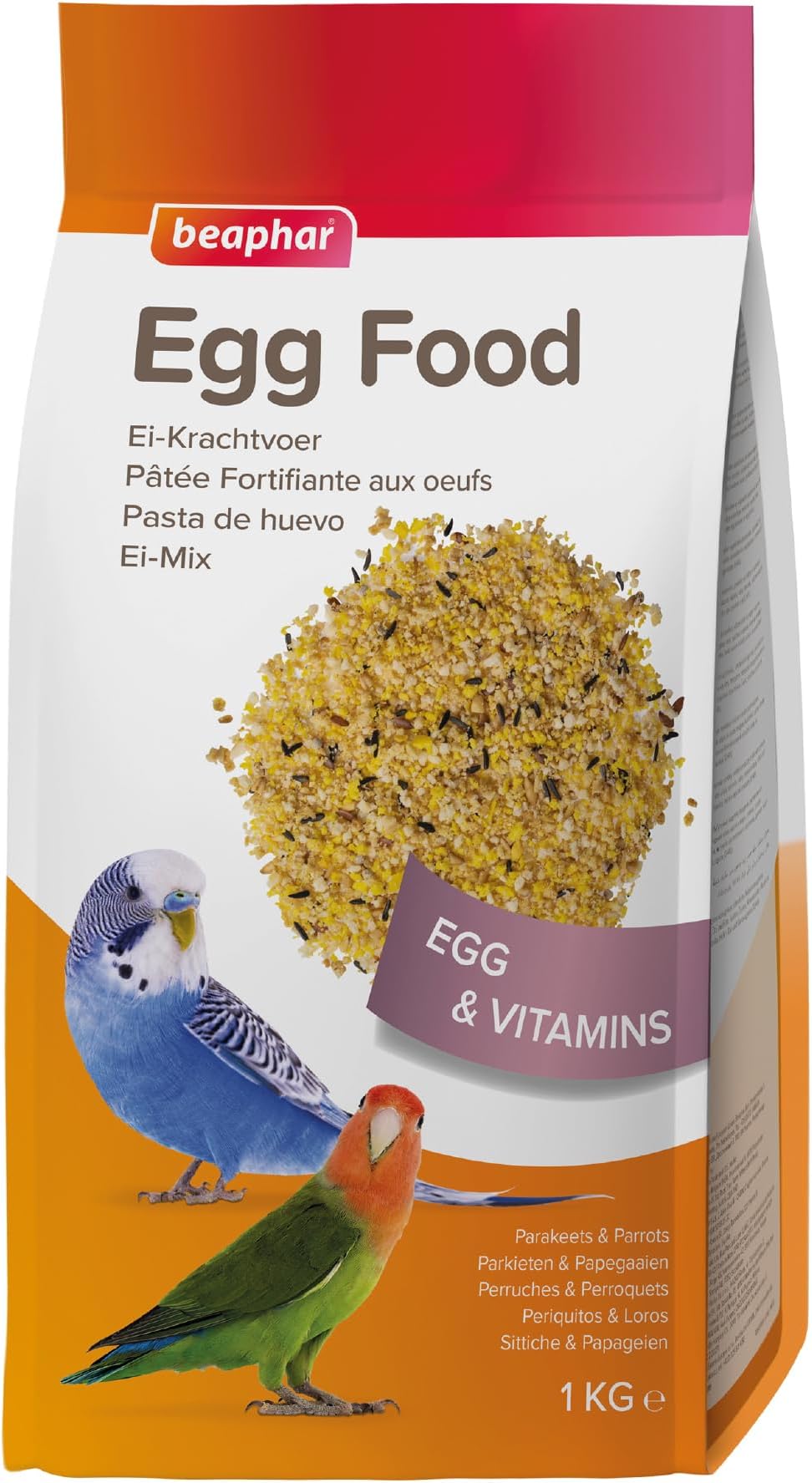 Egg Food for Parakeets & Parrots - 1KG
