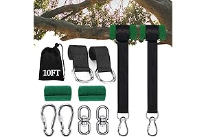 Super Swinging Extra Long Tree Swing Hangers, 10FT Heavy Duty!