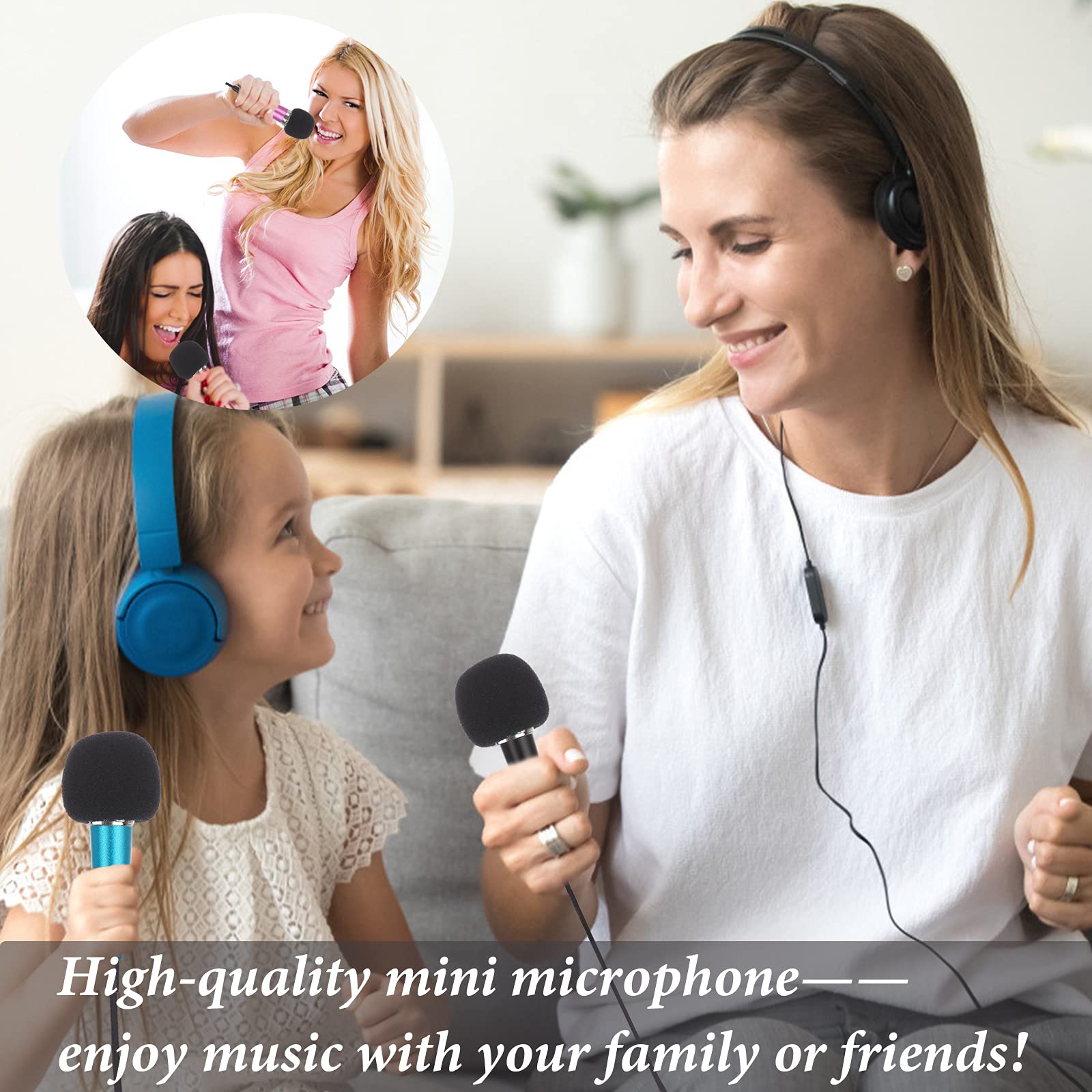 Small Mic With Bracket MECCANIXITY 1 Pcs Mini Microphone, Mini Mic Tiny ...