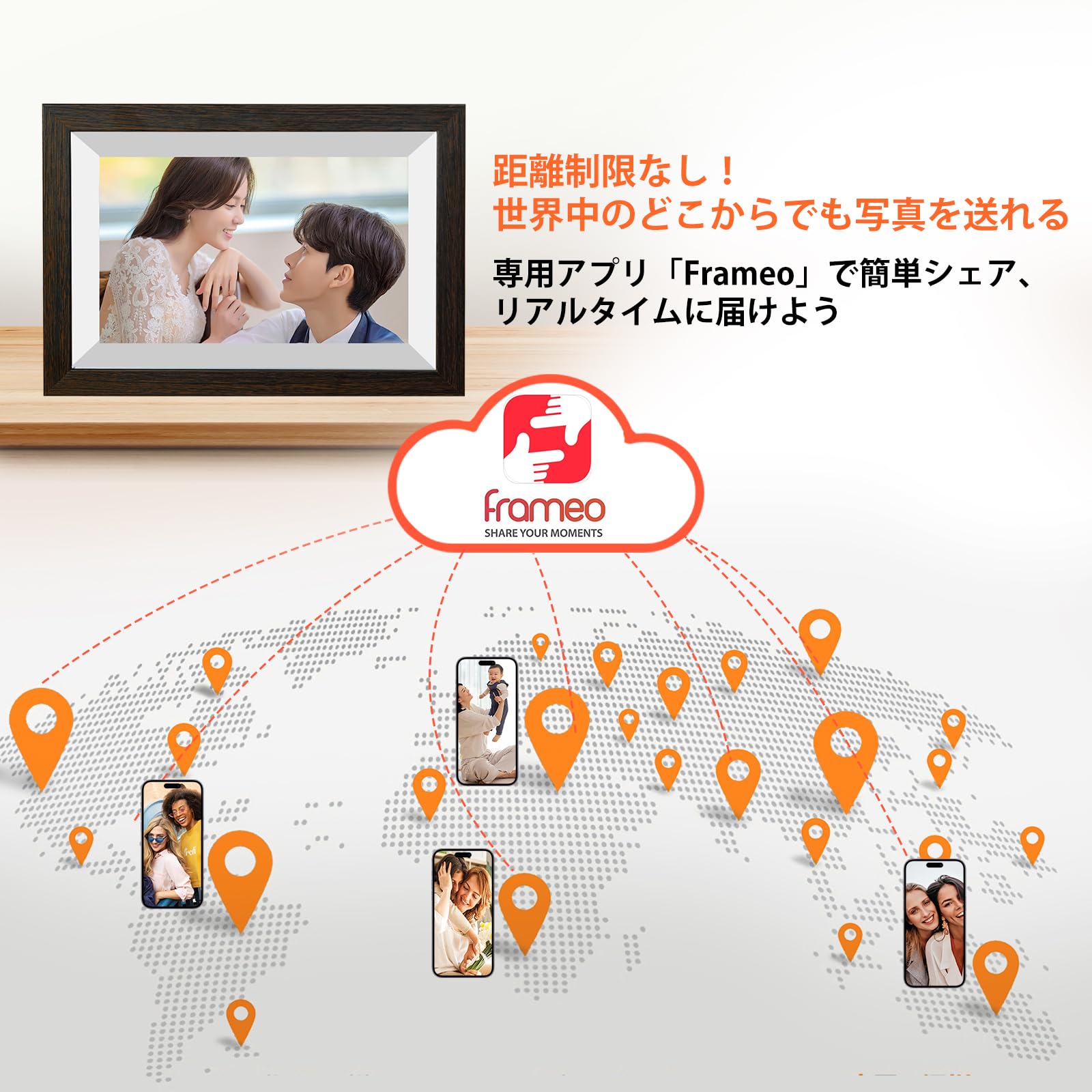 Amazon | 【2025新登場 FHD1920x1280 64GB 】デジタルフォトフレーム