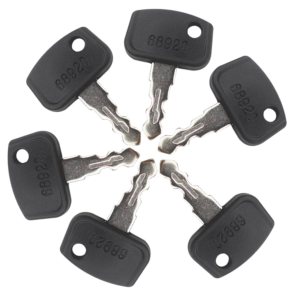 小物 key 10 Keys 459A RC461-53930 For Kubota Mini Excavator Skid