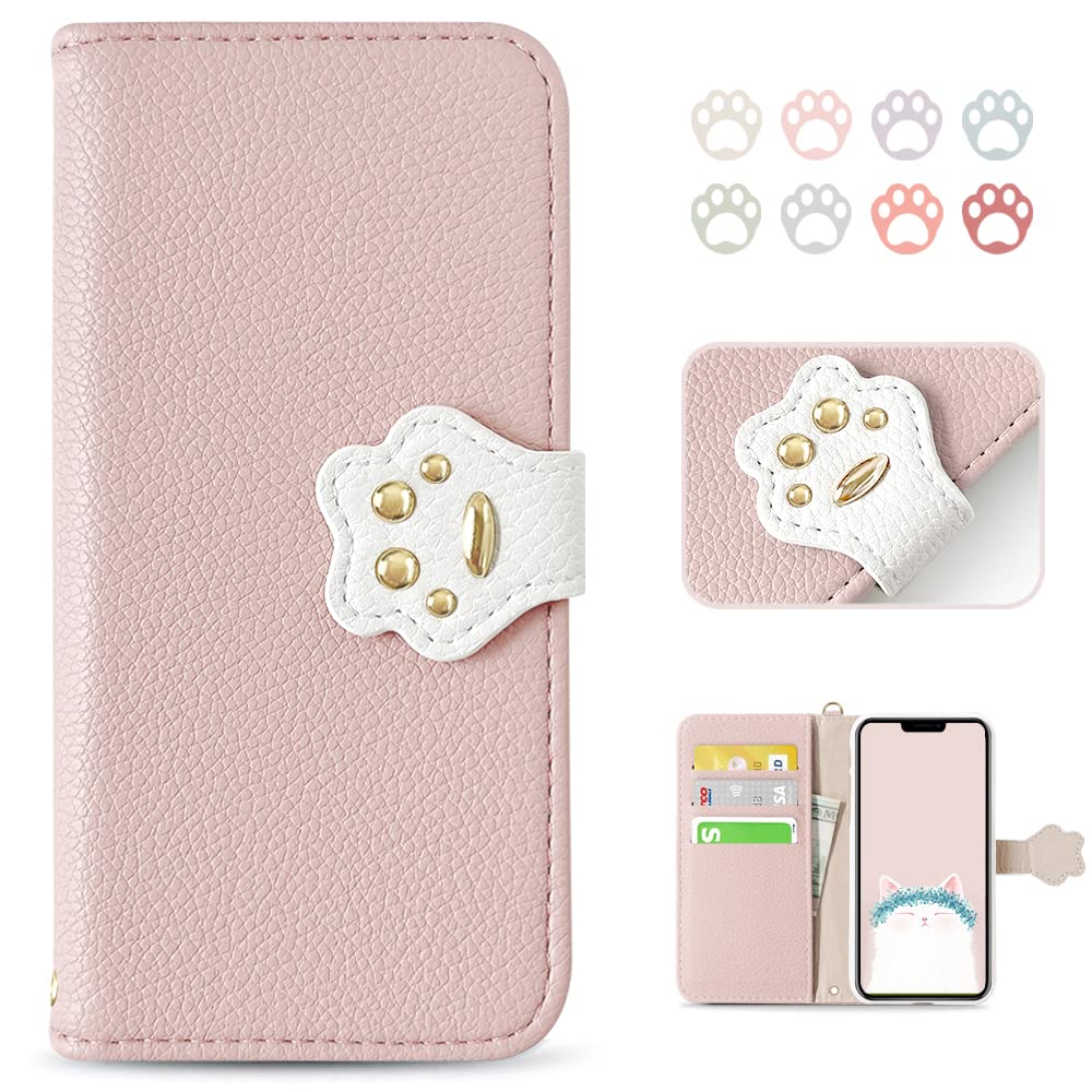 大幅値下げ（美品）女性使用品 電池新品　iPhone11 64GB おまけ可愛い 専用手帳型ケース付 Amazon.co.jp: MAGICASE 適応 iPhone 14 ケース 手帳型 可愛い 人気 猫
