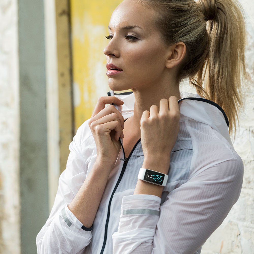 Polar A360 Fitness Tracker, Pink, Small, Activity Trackers