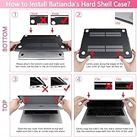 Vista 6 de Batianda Funda para MacBook Pro de 16 pulgadas 2024 M4 2023 2021 versión modelo A3403/A2991 con chip M3 M2 M1 Pro/M1 Max, carcasa rígida de plástico