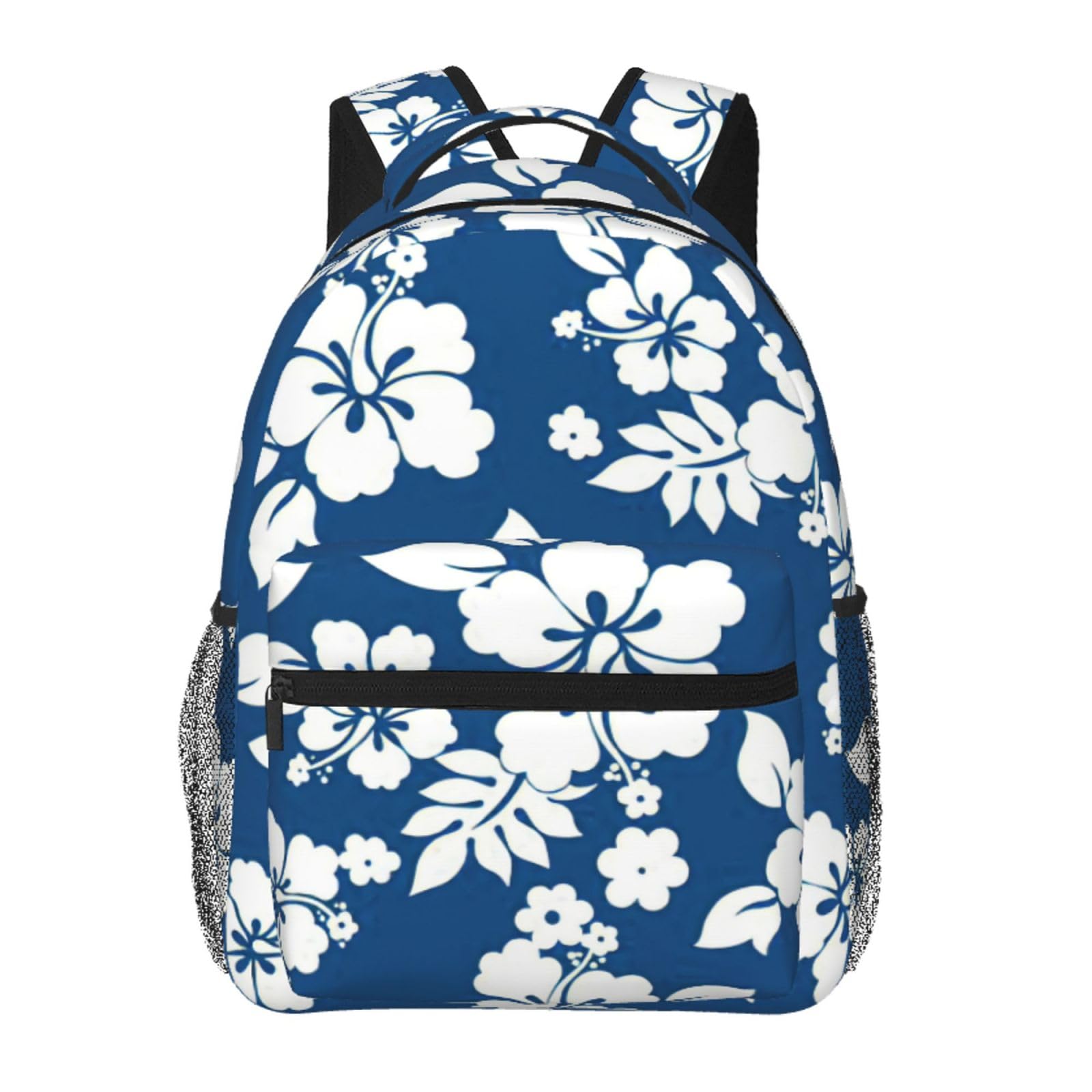 Mochila casual de 20x29x40 cm con estampado de flores de Hawái para el día a día 6