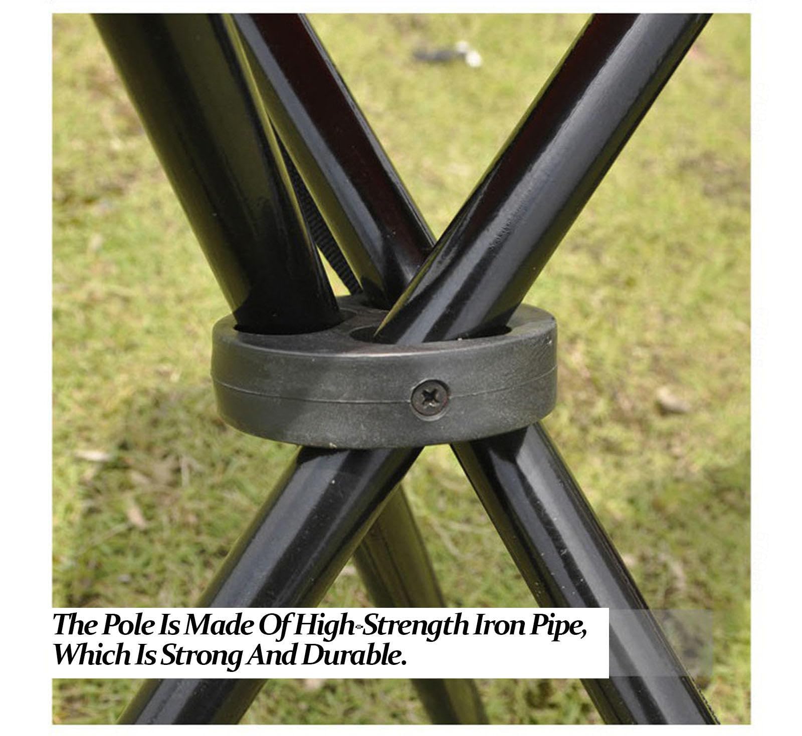 Sgabello Campeggio Pieghevole, Treppiede Tre Gambe Slacker Chair, Sedili Adulti Compatti Leggeri, Sport all'Aria Aperta Escursionismo Zaino in Spalla Pesca Picnic Viaggio,A