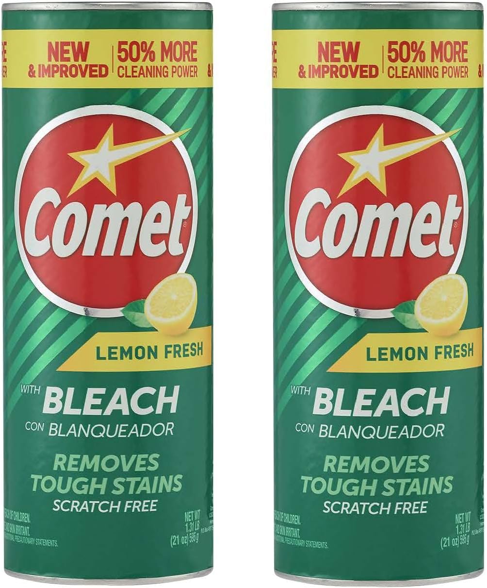 Lemon Fresh with Bleach Cleaner, 21oz Pack of 2