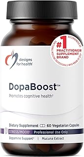 DopaBoost - Dopamine Support Supplement for Men + Women - Acetyl-L-Tyrosine, Mucuna Extract, Vitamin B6 - Designed for Sleep, Mood + Cognitive Support - Vegan (60 Capsules)