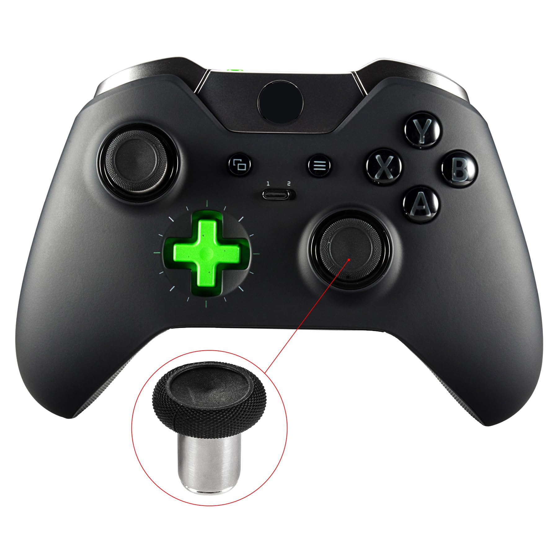 Ps4 Xbox One Magnetic Metal Thumpsticks Joysticks Analogsticks Touches à capuchons pour PS4 Xbox One S Elite Slim Pro Nintendo Switch