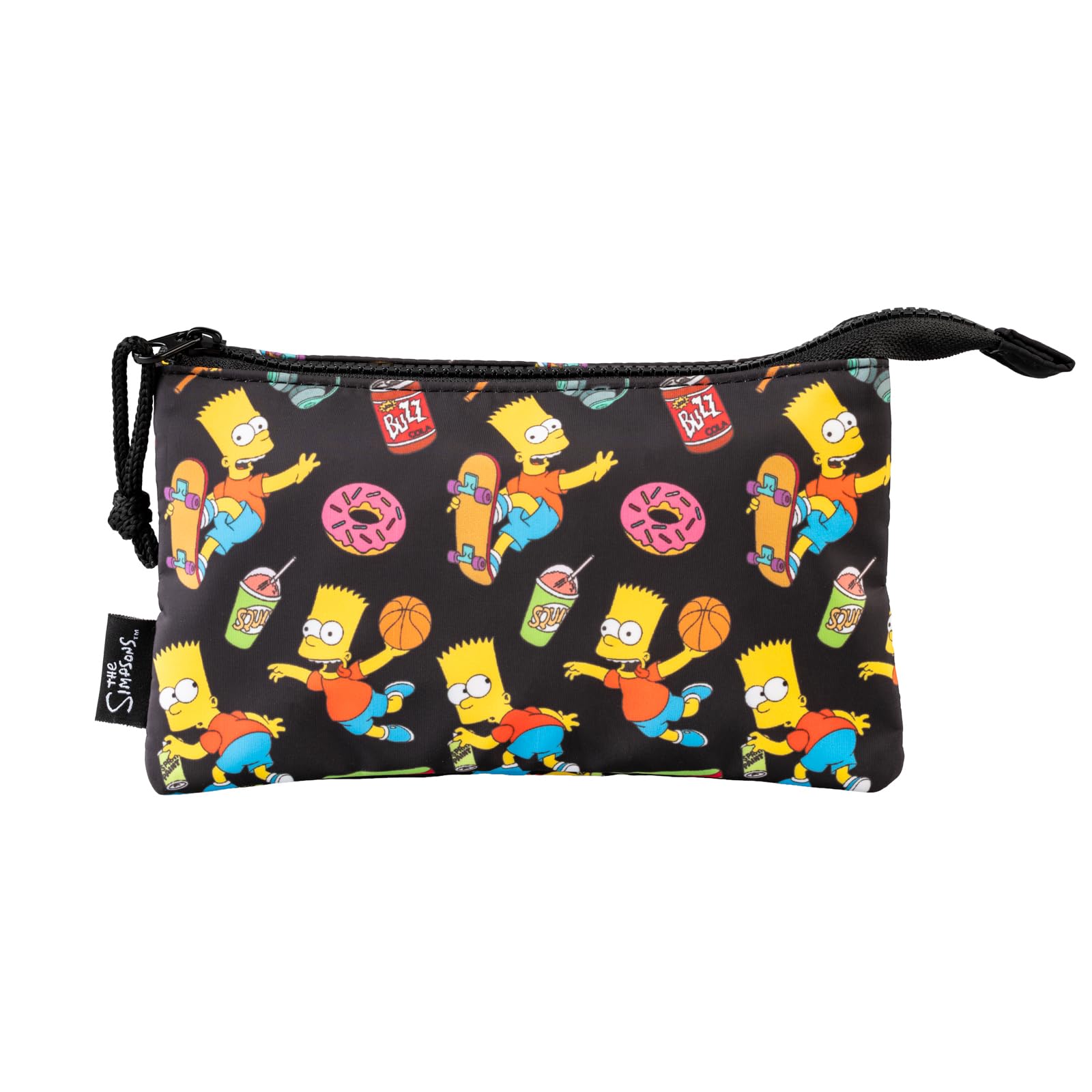 Grupo Erik The Simpsons 3 Compartment Pencil Case - Stationery Gifts, Merch
