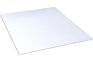 Dimex 46 x 60 Inches Clear Rectangular Office Chair Mat for Hard Floor