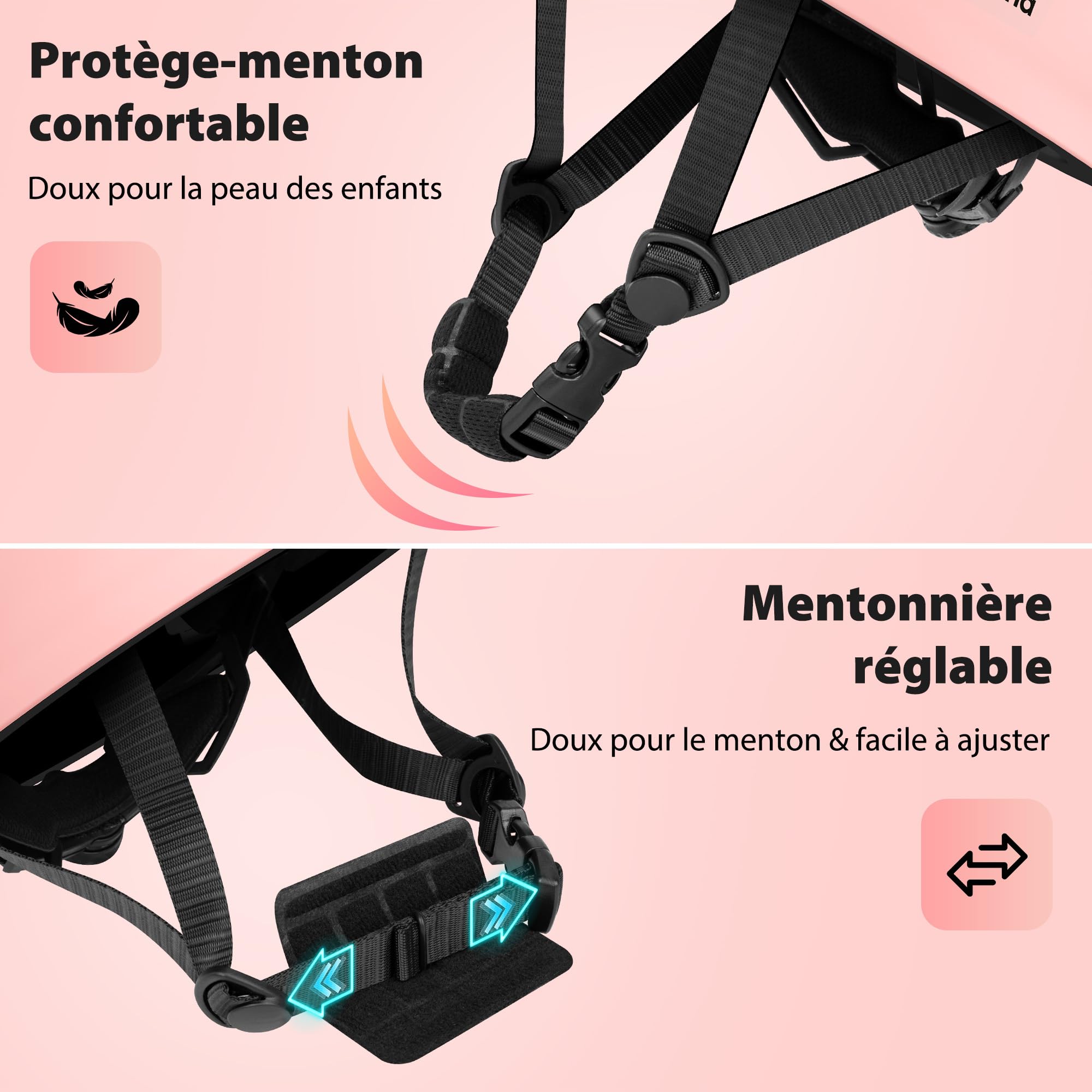 Casque Enfant XS 48–54 cm, Casque Vélo Et Skate Ultra-Léger, Aussi pour Trottinette Et Patins en Ligne, Coque PC Résistante Aux Chocs, Designs Enfants Dès 1 an