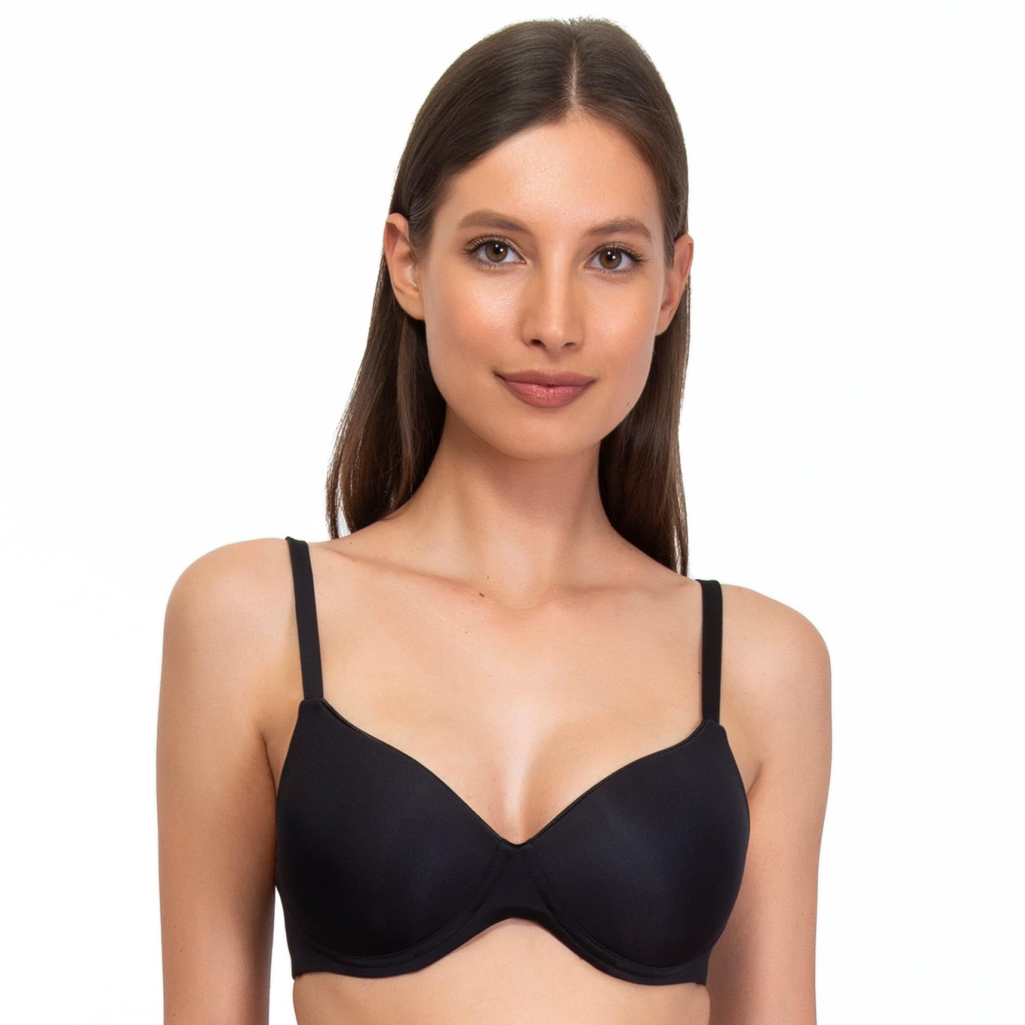 SÌèLEI, Reggiseno con Coppe Graduate, Realizzato in Morbida Microfibra, con Finiture Invisibili e Senza Ferretto, Designed in Italy