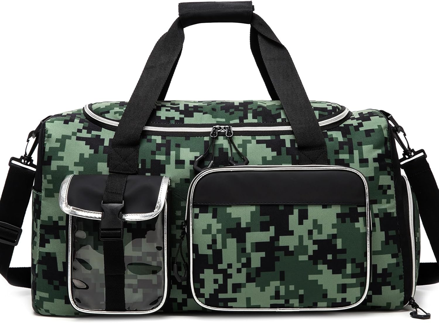 Kids Duffle Bag Boys Overnight Bag for Kids Weekender Travel Bags for Boys Sports Gym Gymnastics Tennis Bags with Shoe Compartment