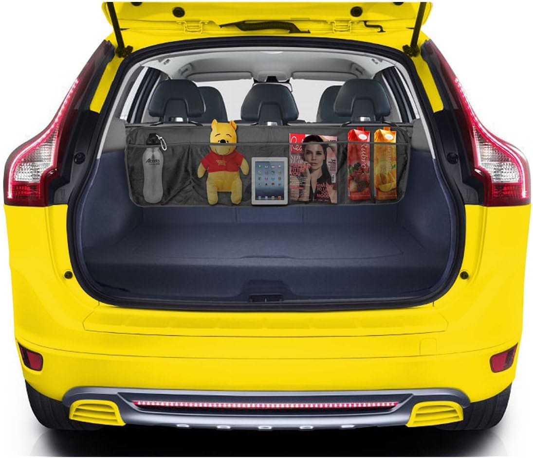 Oetoe BackSeat/Trunk Organizer - 5 Pocket Auto Interior, Perfect Car Organizer, Trunk Organizer, Backseat Organizer, Multipurpose Cargo Accessories Organizer, Back Seat Storage Organizer