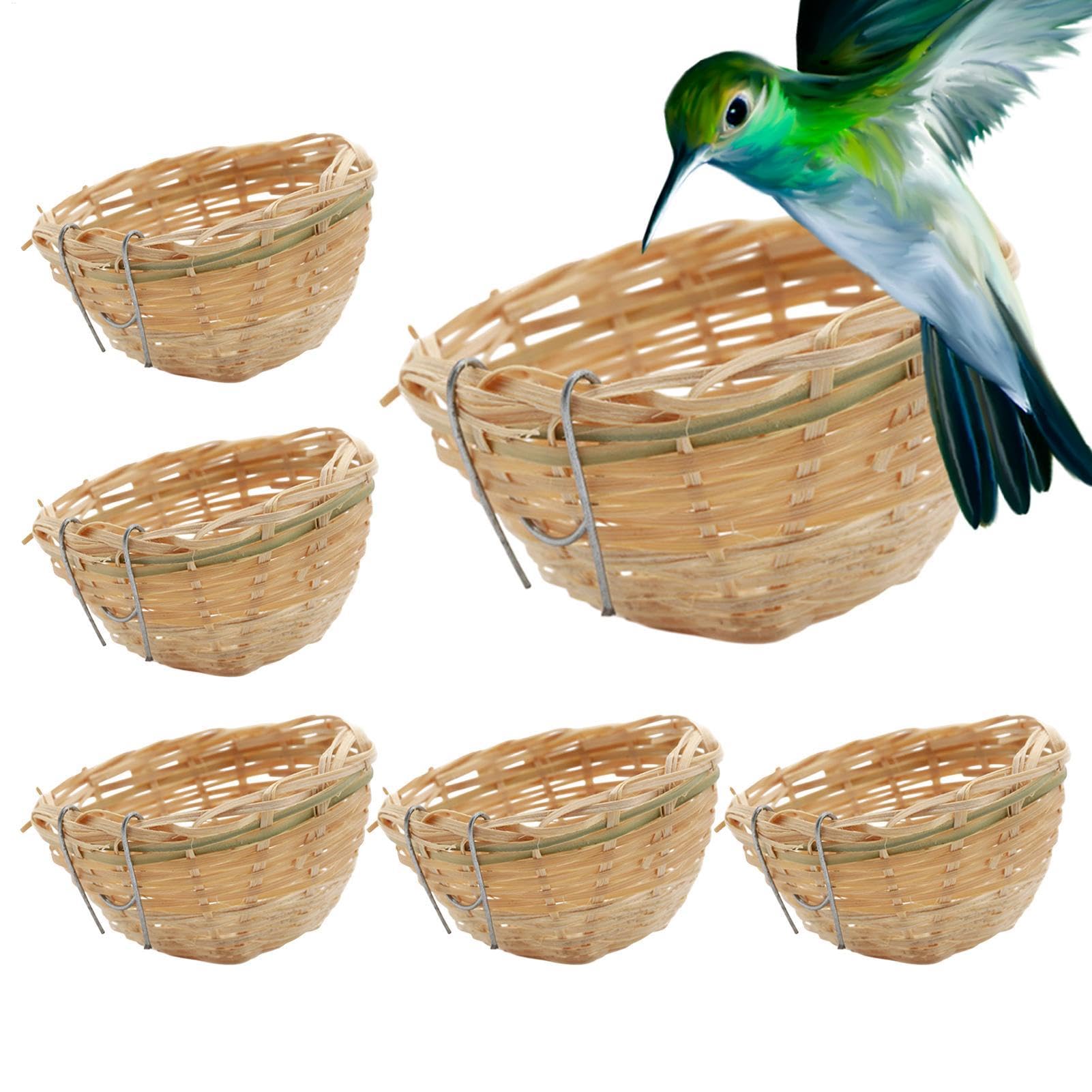 Lot de 6 nichoirs pour pigeons et colibris - Décoration et nidification jardin