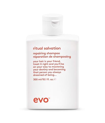 EVO Ritual Salvation - Champú reparador - Limpia suavemente, trata el cabello dañado y quebradizo y protege el color