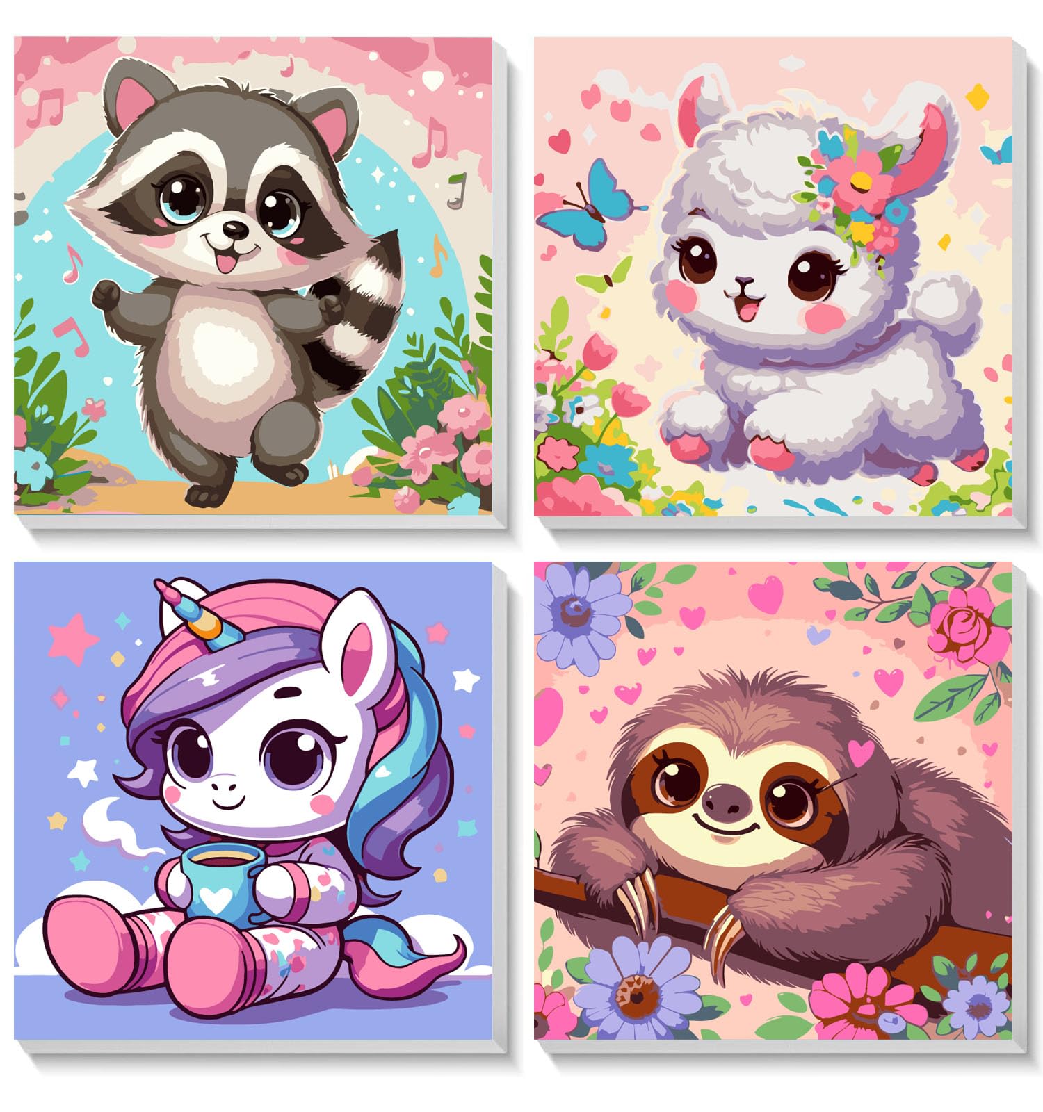 Easy Cute Animal Paintings
