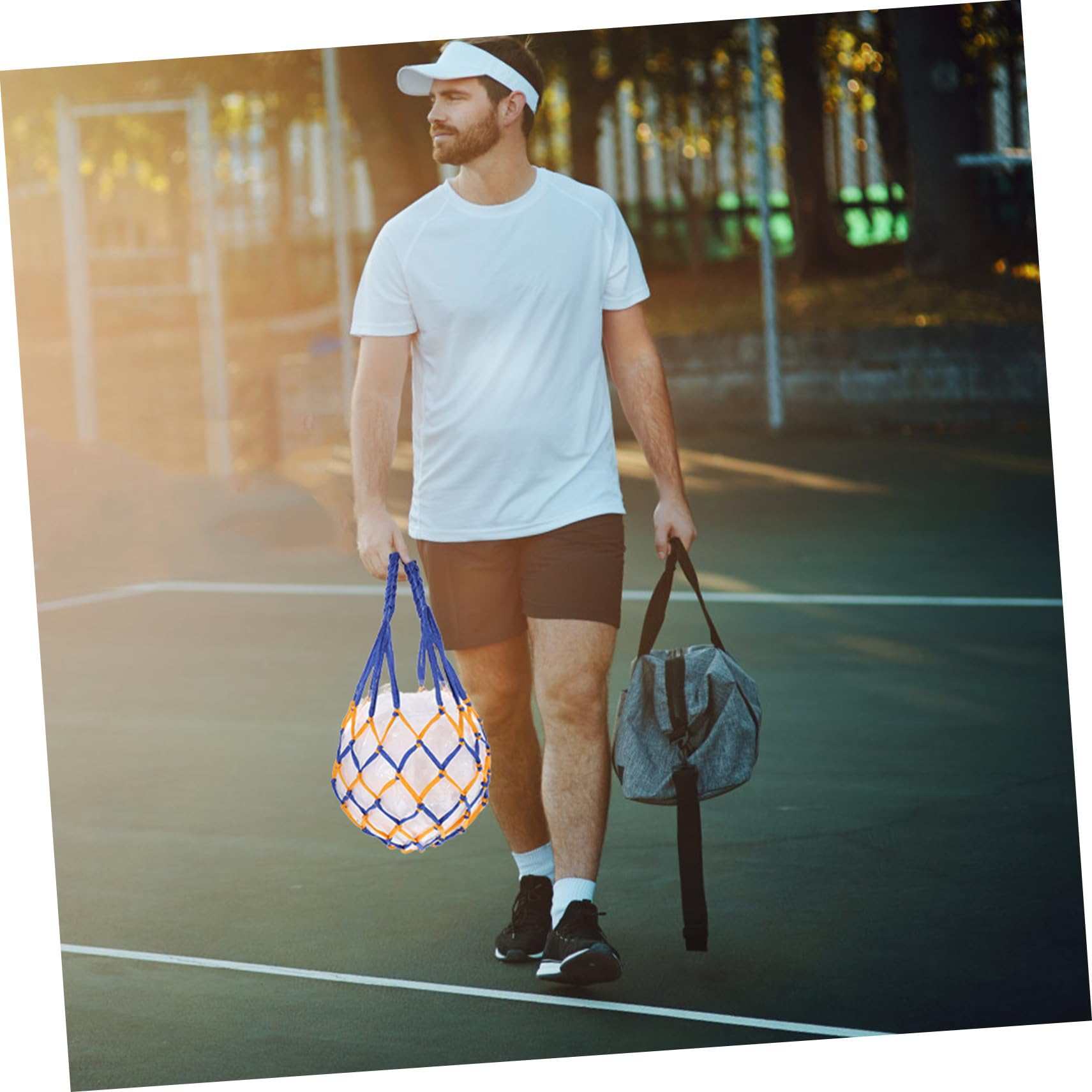 UKCOCO Bolsa De Almacenamiento para Balones Práctica para Baloncesto Fútbol Y Voleibol para Entrenamiento Y Recreación